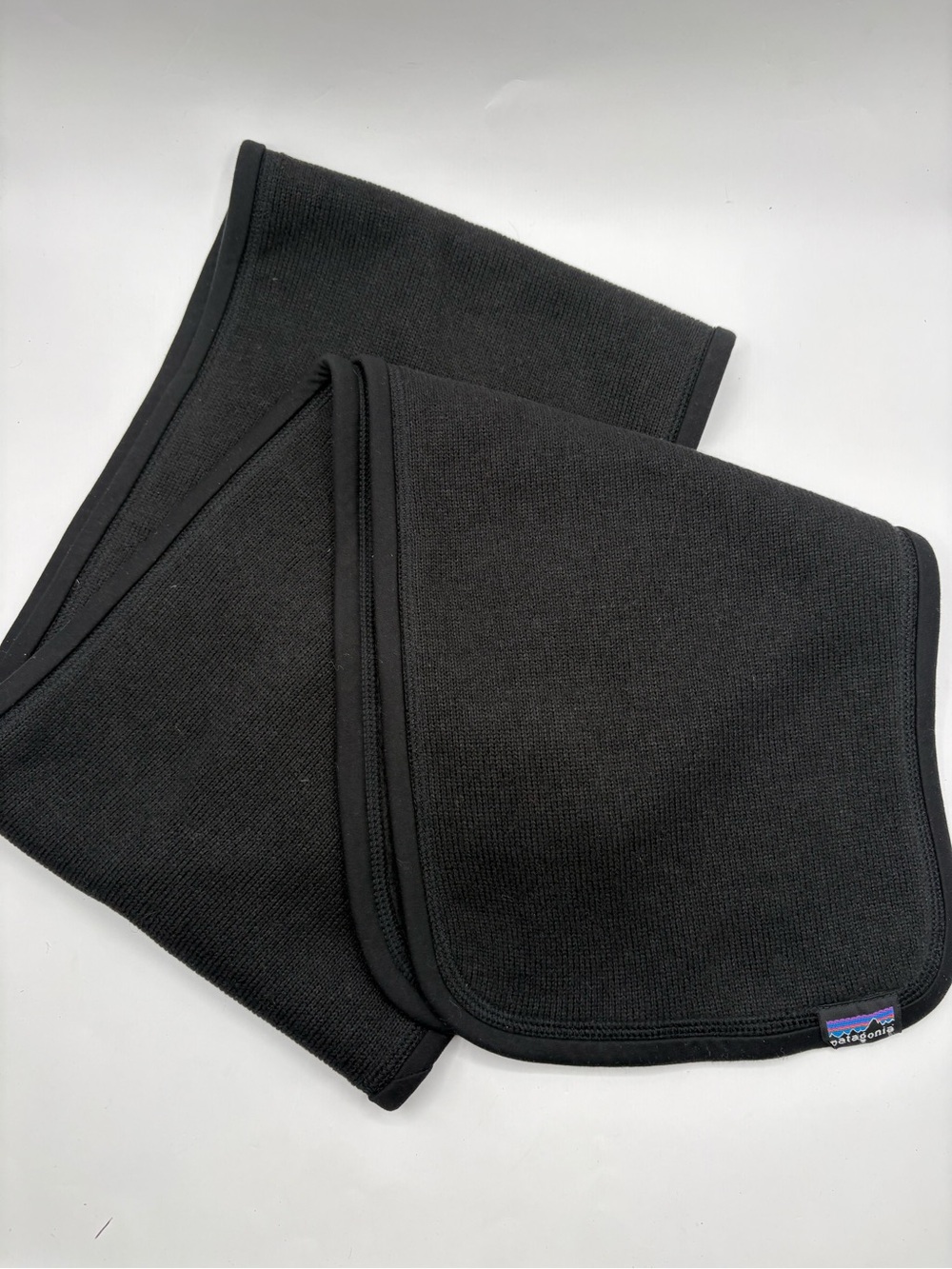 Patagonia Better Sweater Scarf Unisex 64x8.5 Black Fleece Winter Warm Outdoor